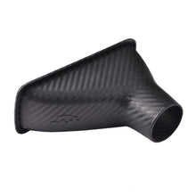 Load image into Gallery viewer, Universal Car Front Bumper Turbo Air Intake Pipe Carbon Fiber Look Auto Cold Air Intake System Funnel Kit Turbine Inlet Pipe
