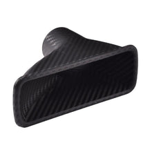 Load image into Gallery viewer, Universal Car Front Bumper Turbo Air Intake Pipe Carbon Fiber Look Auto Cold Air Intake System Funnel Kit Turbine Inlet Pipe
