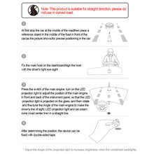 Load image into Gallery viewer, Universal Car Lane Departure Warning Assist System Anti-collision Car Safety Driving LED Projection Light for Truck
