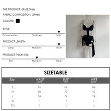 Load image into Gallery viewer, Ins Sexy Hollow Mesh See-through Dropped Waist Dress Open Back Off Shoulde One-piece Slip Dress
