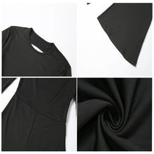 Load image into Gallery viewer, Autumn Fashion Casual Women Jumpsuit Long Sleeve Open Back Slim Fit Elegant Straight Wide-leg Piece Pants
