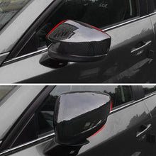 Load image into Gallery viewer, Pair Carbon Fiber Look Rear View Rearview Caps Trim Side Door Mirror Covers Overlays Styling For Mazda CX-5 CX5 2017 - 2020
