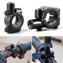 Load image into Gallery viewer, M8 M10 22mm 25mm Motorcycle Rearview Handlebar Mirror Mount Holder Adapter Clamp Base For Motorbike Moped Dirt Pit Bike ATV
