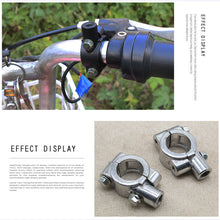 Load image into Gallery viewer, M8 M10 22mm 25mm Motorcycle Rearview Handlebar Mirror Mount Holder Adapter Clamp Base For Motorbike Moped Dirt Pit Bike ATV
