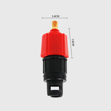 Load image into Gallery viewer, Durable Air Pump Adapter Inflatable Paddle Rubber Boat Kayak Air Valve Adaptor Tire Compressor Converter 4 Nozzle for SUP Board
