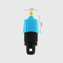 Load image into Gallery viewer, Durable Air Pump Adapter Inflatable Paddle Rubber Boat Kayak Air Valve Adaptor Tire Compressor Converter 4 Nozzle for SUP Board
