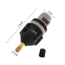 Load image into Gallery viewer, Wear-resistant Air Valve Adaptor Dustproof Rowing Boat Air Valve Adaptor Nylon Kayak Inflatable Pump Adapter for SUP Board
