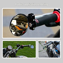 Load image into Gallery viewer, Motorcycle Universal CNC Aluminum Rear View 3" Handle Folding Bar End 7/8" Mirrors For Honda Suzuki Yamaha Kawasaki Chopper
