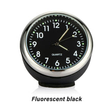 Load image into Gallery viewer, Car Clock Ornament Auto Watch Thermometer Hygrometer Guage Meters Decoration Mini Automobile Display Clock In Car Accessories
