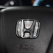 Load image into Gallery viewer, Auto Styling Car Steering Wheel Logo Diamond Decoration Cover Emblem Sticker Decal Refit Badge for Hyundai Honda Toyota Mazda
