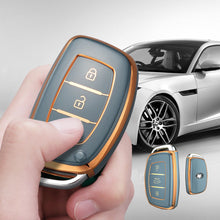 Load image into Gallery viewer, TPU Car Remote Key Vover Key Case For Hyundai Tucson Sonata Santa Fe Elantra Accent Solaris Verna ix25 ix35 i20 i30 i40 Keyless

