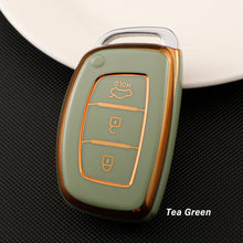 Load image into Gallery viewer, TPU Car Remote Key Vover Key Case For Hyundai Tucson Sonata Santa Fe Elantra Accent Solaris Verna ix25 ix35 i20 i30 i40 Keyless
