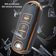 Load image into Gallery viewer, TPU Car Remote Key Case Cover Shell For Mazda 2 3 6 Atenza Axela Demio CX-5 CX5 CX-3 CX7 CX-9 2015-2019 Protector Holder Keyless

