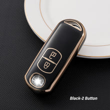 Load image into Gallery viewer, TPU Car Remote Key Case Cover Shell For Mazda 2 3 6 Atenza Axela Demio CX-5 CX5 CX-3 CX7 CX-9 2015-2019 Protector Holder Keyless

