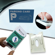 Load image into Gallery viewer, Car Card Sleeve Parking Ticket Clip Auto Fastener Card Bill Holder For Windshield Glass Tag Durable ID IC Card Car Organization
