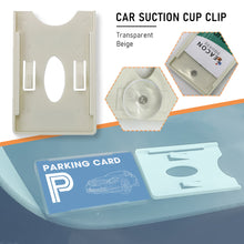 Load image into Gallery viewer, Car Card Holder Parking Ticket Clip Auto Fastener Card Sleeve Bill Mount Fastener Organizer Windshield Stickers Home Office
