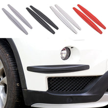 Load image into Gallery viewer, 2Pcs Car Bumper Protector Strip Guard Corner Protection Strips Scratch Protector Crash Blade Anti-collision Guard Lip Stickers
