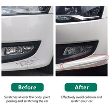 Load image into Gallery viewer, 2Pcs Car Bumper Protector Strip Guard Corner Protection Strips Scratch Protector Crash Blade Anti-collision Guard Lip Stickers
