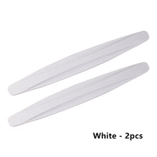 Load image into Gallery viewer, 2Pcs Car Bumper Protector Strip Guard Corner Protection Strips Scratch Protector Crash Blade Anti-collision Guard Lip Stickers
