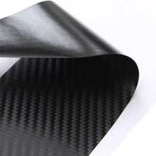Load image into Gallery viewer, Universal 3D Carbon Fiber Car Rear Trunk Guard Plate Sticker Car Rear Bumper Trim Anti-Kicked Scratch Protection Sticker Strip
