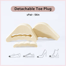 Load image into Gallery viewer, 1 Pair Forefoot Insert Pad For Women High Heels Big Shoes Toe Front Filler Cushion Pain Relief Adjustment Shoe Accessories
