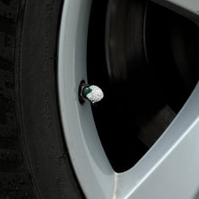 Load image into Gallery viewer, 4Pcs Car Tire Valve Caps Diamond Shining Airdust Tyre Wheel Valve Covers for Automobiles Motorcycles Trucks Bikes Car Decor
