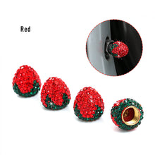 Load image into Gallery viewer, 4Pcs Car Tire Valve Caps Diamond Shining Airdust Tyre Wheel Valve Covers for Automobiles Motorcycles Trucks Bikes Car Decor
