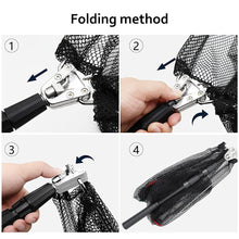 Load image into Gallery viewer, Retractable Fishing Nets Aluminum Alloy Fishing Tools Small Mesh Telescoping Foldable Landing Net Pole Casting Network Trap
