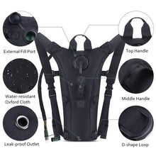 Load image into Gallery viewer, 3L Outdoor Water Hydration Backpack Tactical Water Bag Cycling Pack Sport Knapsack Running Hiking Climbing Travel Rucksack

