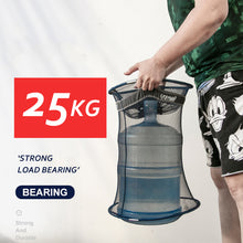 Load image into Gallery viewer, Portable Fishing Bucket Quick-Drying Fishing Trap Nets Small Mesh Storage Bag Foldable Crayfish Lobster Carp Fish Accessories
