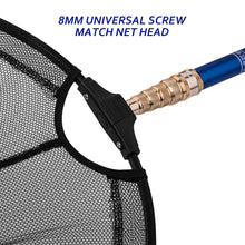 Load image into Gallery viewer, Ultralight Carbon Fishing Pole Telescopic Landing Net Triangle Folding Fishing Net Fly Hand Dip Casting Net Fishing Tackle Fishing Tank Hand Net

