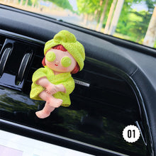 Load image into Gallery viewer, Car Air Freshener Smell In The Styling Vent Perfume Diffuser Cartoon Running Sauna Girls Fragrance Air Fresheners Clip Parfum
