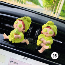 Load image into Gallery viewer, Car Air Freshener Smell In The Styling Vent Perfume Diffuser Cartoon Running Sauna Girls Fragrance Air Fresheners Clip Parfum

