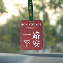 Load image into Gallery viewer, Car Air Freshener Hanging Rearview Mirror Perfume Peace Happiness Style Auto Pendant Decoration Car Deodorization Accessories
