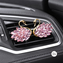 Load image into Gallery viewer, Crystal Swan Air Freshener Air Conditioner Outlet Clip Fragrance Natural Smell Swan Car Perfume Decoration Auto Accessories
