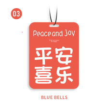 Load image into Gallery viewer, Car Air Freshener Hanging Rearview Mirror Perfume Peace Happiness Style Auto Accessories Pendant Decoration Car Deodorization
