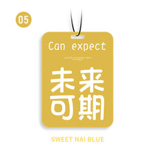 Load image into Gallery viewer, Car Air Freshener Hanging Rearview Mirror Perfume Peace Happiness Style Auto Accessories Pendant Decoration Car Deodorization

