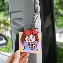 Load image into Gallery viewer, Cartoon Car Air Freshener Hanging Car Rear View Solid Paper Auto Scent Perfume Car Diffuser Interior Accessories Pendant
