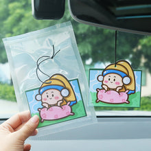 Load image into Gallery viewer, Cartoon Car Air Freshener Hanging Car Rear View Solid Paper Auto Scent Perfume Car Diffuser Interior Accessories Pendant
