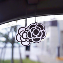 Load image into Gallery viewer, Car Air Freshener Car Rearview Mirror Hanging Perfume Piece Elegant Flowers Style Creative Car Interior Decoration Pendant
