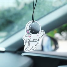 Load image into Gallery viewer, Cartoon Car Fragrance Cute Astronaut Car Rearview Mirror Hanging Perfume Piece Creative Car Diffuser Interior Decoration Pendant

