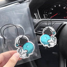 Load image into Gallery viewer, Cartoon Car Fragrance Cute Astronaut Car Rearview Mirror Hanging Perfume Piece Creative Car Diffuser Interior Decoration Pendant

