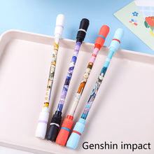 Load image into Gallery viewer, 1Pc 0.5mm Naruto One Piece Spinning Pen Creative Rotating Gaming Gel Pens Student Gift Toy Stress Pressure Releaser Penspinning Pen
