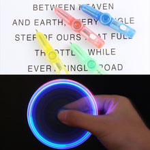 Load image into Gallery viewer, Glow Rotating Spinning Gaming Pen LED Colourful Luminous Flash Ball Point Writing Toy Pens Rolling Finger
