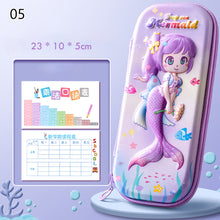 Load image into Gallery viewer, 3D Unicorn EVA Cute Pencil Box School Student Stationery Box Children Pencil Storage Box Three Layer Large Capacity Pencil Case
