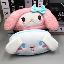 Load image into Gallery viewer, Kawaii Kirby Plush Pencil Case Kuromi Cinnamorol Melody Large Capacity Stationery Student Pen Bag Anime Cartoon Storage Bag Girl
