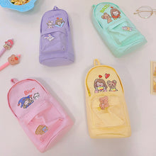 Load image into Gallery viewer, Large Capacity Schoolbag Pencil Case Pencil Bag Multi-function Canvas Pen Bag Cute Super Cute Pencil Box Pen Pencil
