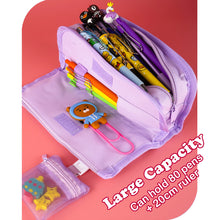 Load image into Gallery viewer, Large Capacity Ins Canvas Pencil Case Korean Cute Japanese Girl Small Fresh Primary School Student Junior Storage Bag
