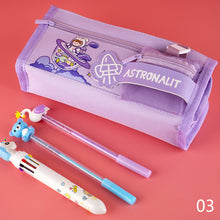 Load image into Gallery viewer, Large Capacity Ins Canvas Pencil Case Korean Cute Japanese Girl Small Fresh Primary School Student Junior Storage Bag
