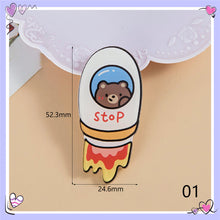 Load image into Gallery viewer, Cartoon Acrylic Astronaut Brooch Girl Accessories Clothes Bag Pendant Badge Pin Clothes Bags Decoration Accessory Gift

